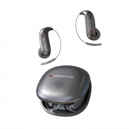 Titanium Ear Hook Wireless Bluetooth Headphones 6.0 with 165H Playtime, Noise Isolation, Waterproof Sweatproof Sports Earbuds