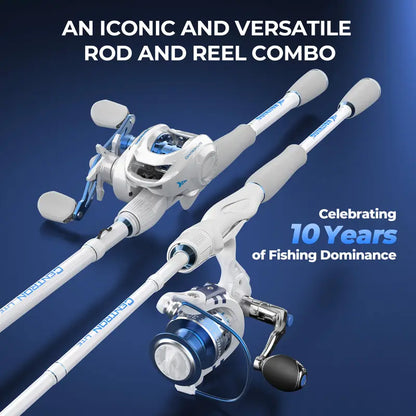 IM6 Graphite Casting Rod & Reel Combo with EVA Handle